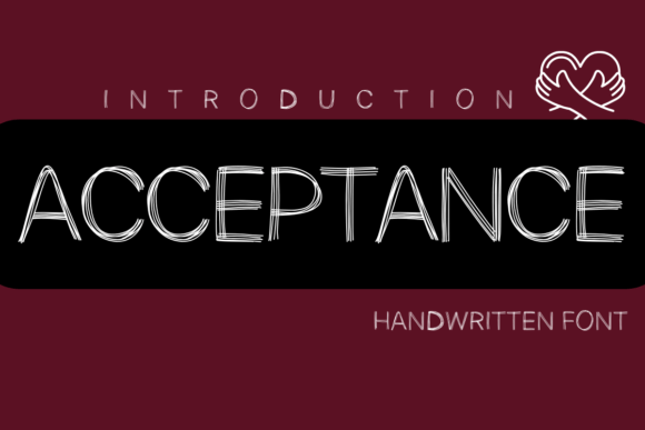 Acceptance Typeface: A Handwritten Font for Authentic Brand Identity