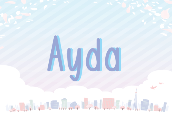Ayda: The Whimsical Handwritten Font for Polished Brand Identity