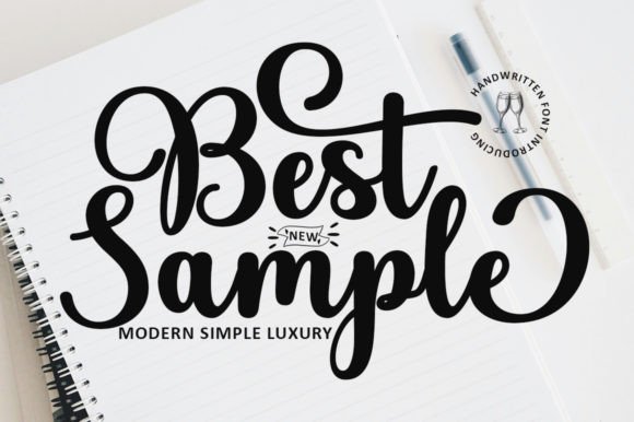 Best Sample: A Timeless Script Typeface for Editorial Design