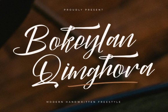 Bokeylan Qimghora: Elevating Digital Elegance with a Handwritten Script