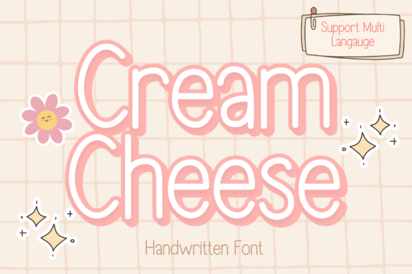 Cream Cheese: A Playful Handwritten Font for Crafters and Sellers
