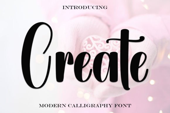 Create: A Handwritten Font for Polished Small Business Branding