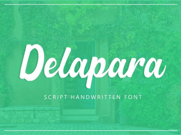 Delapara: A Script Amp Typeface for Elegant Brand Identity