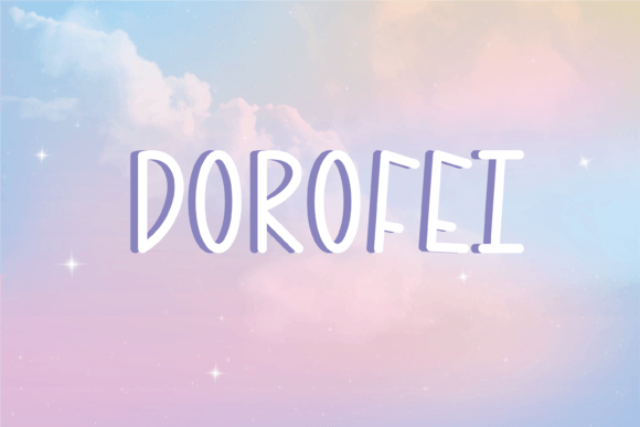Dorofei: A Whimsical Handwritten Font for Crafters and Sellers
