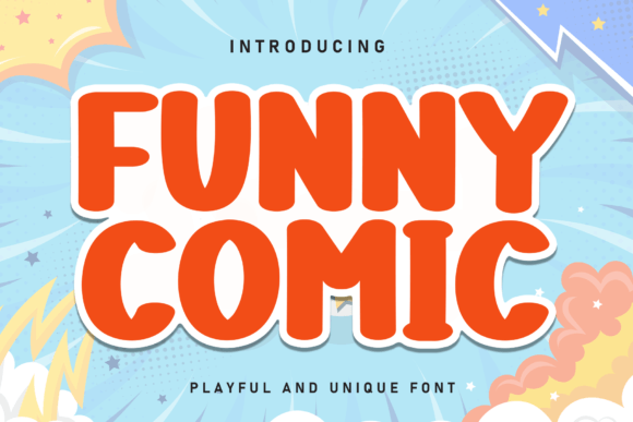 Funny Comic Typeface: Elevate Social Media Graphics with Handwritten Charm