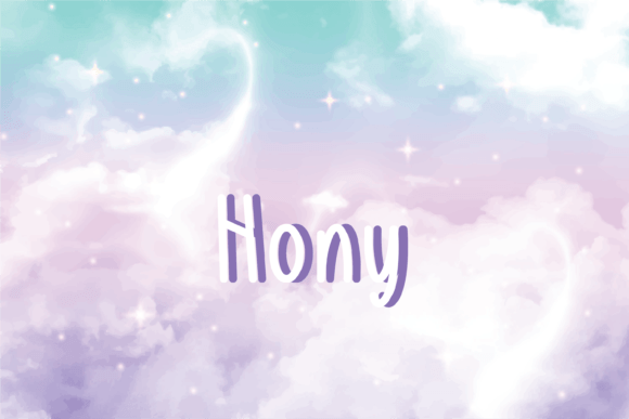 Hony Typeface: A Whimsical Handwritten Font for Handmade Brands