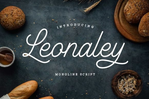 Leonaley Typeface: Elevating Brand Identity with Minimalist Script Design
