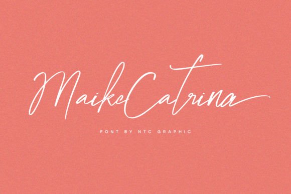 Maike Catrina: The Handwritten Script Font for Authentic Brand Identity