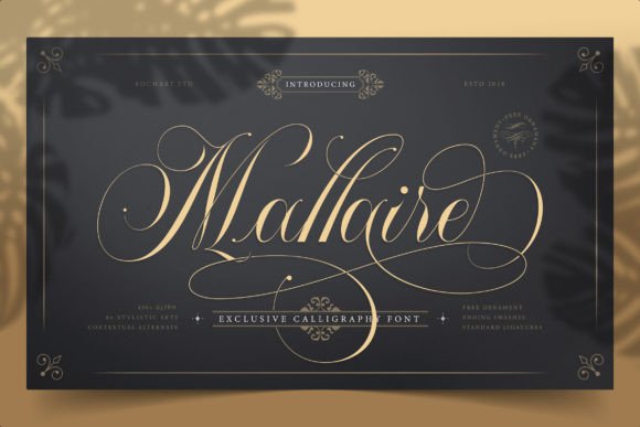 Mallaire: A Premium Script Font for Polished Brand Identity