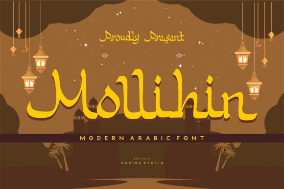 Mollihin Font Review: A Modern Arabic Script for Elegant Branding