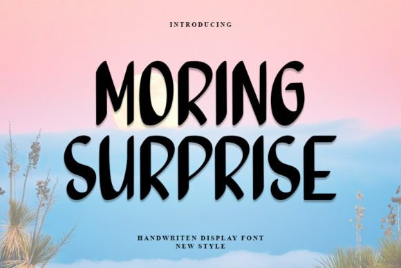 Morning Surprise Typeface: Elevate Handmade Brand Identity