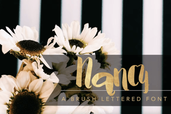 Nancy: A Refined Script Typeface for Modern Editorial Design