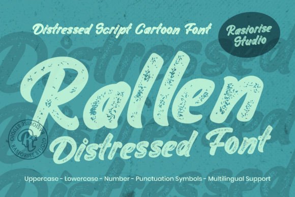Rallen Distressed: The Perfect Script Amp for Rustic Brand Identity