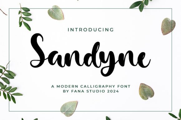 Sandyne: Elegant Script Font for Modern Web Design