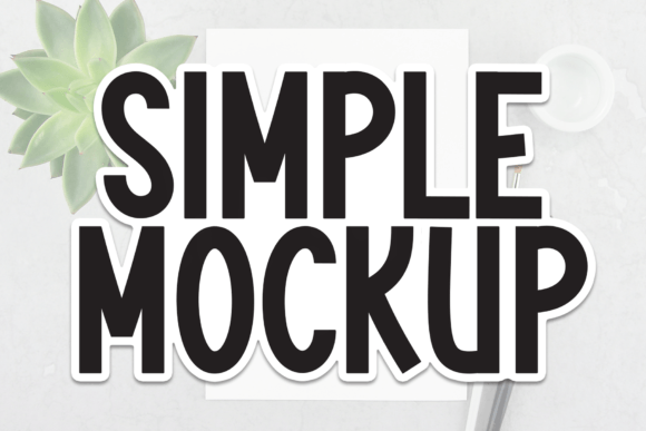 Simple Mockup: The Handwritten Typeface That Polishes Your Brand Identity