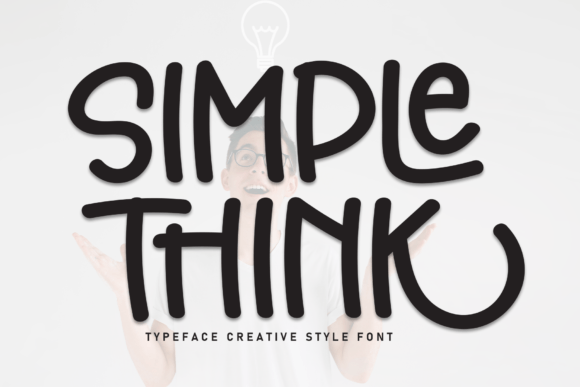 Simple Think Typeface: A Playful Handwritten Font for Digital Branding