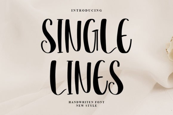 Single Lines: The Elegant Typeface for Scroll-Stopping Social Media Graphics