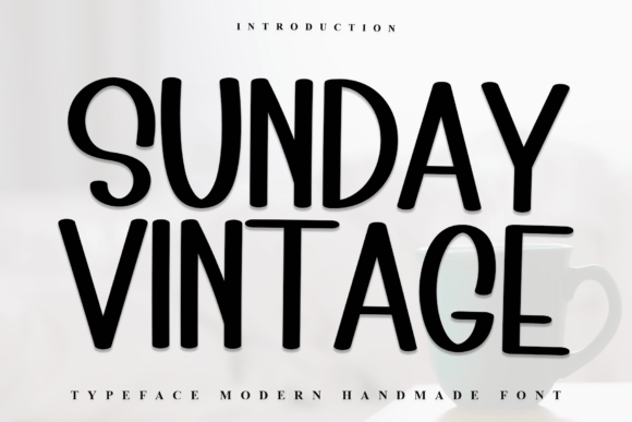 Sunday Vintage: A Handwritten Typeface for Whimsical Branding