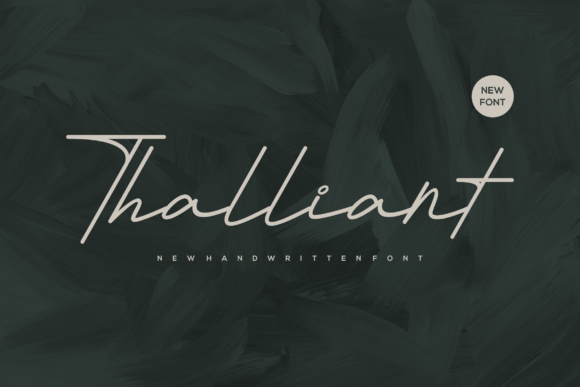 Thalliant Typeface Review: A Romantic Script for Handmade Brands
