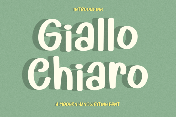 Upgrade Your Brand Look with Giallo Chiaro Typeface