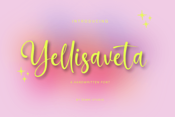 Yellisaveta: Elevating Digital Brand Identity with Modern Script Typography